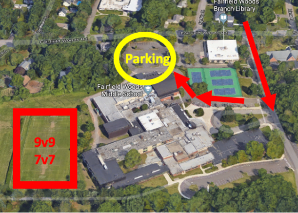 Fairfield Woods Middle School field